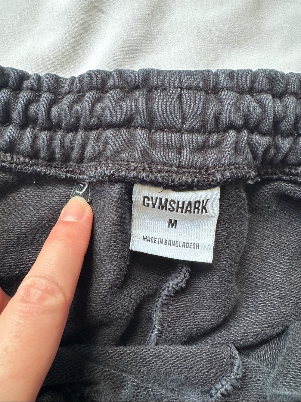 Gymshark Charcoal Cargo Joggers with Logo Patch - Picture 4 of 5
